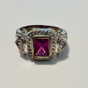 Park Lane Heidi Ring with Pink Gemstone
